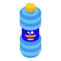 Blowing bubbles bottle icon isometric vector. Soap kid Royalty Free Stock Photo