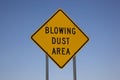 Blowing Dust Sign