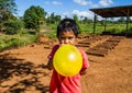 Blowing up the balloon