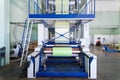 Blown film extrusion plastic bag making machine