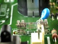 Blown fuse on a circuit board