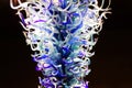 Blown glass sculpture of ocean life