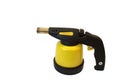 Blowtorch isolated yellow Royalty Free Stock Photo