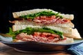 BLT Bacon Lettuce and Tomato Sandwich