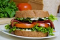 BLT sandwich Royalty Free Stock Photo