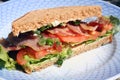 BLT sandwich Royalty Free Stock Photo