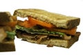 BLT Sandwich on Toast Royalty Free Stock Photo