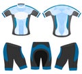 Blude sports cycling vest Royalty Free Stock Photo