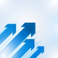 Blue abstract arrows background, Vector illustration Royalty Free Stock Photo