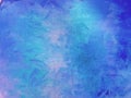 Blue abstract painted background wall