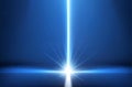 A blue abstract background with a shaft of light going through it Royalty Free Stock Photo