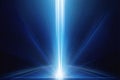 A blue abstract background with a shaft of light going through it Royalty Free Stock Photo
