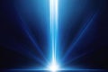 A blue abstract background with a shaft of light going through it Royalty Free Stock Photo
