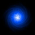 Blue abstract background spiral