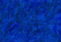 Blue abstract background with texture in impressionistic oil paint brush strokes and smears Royalty Free Stock Photo