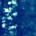 Blue abstract bokeh background