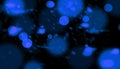 Blue abstract bokeh .. Glitter colorful light background Royalty Free Stock Photo