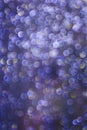 Blue abstract bokeh: water on glass Royalty Free Stock Photo