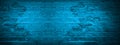 Blue abstract colored colorful damaged rustic brick wall brickwork stonework masonry texture background banner panorama panormic Royalty Free Stock Photo