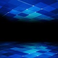 Blue Abstract Concept Tech Background