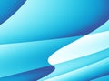 Blue abstract fractal background with wavy curves and gradients Royalty Free Stock Photo