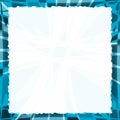 Blue Abstract Frame (Square Frame Edge for Social Media) - Background