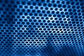 Blue abstract grid dotted pattern background