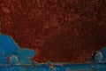 Blue abstract grunge background, old metal background Royalty Free Stock Photo