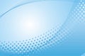 Blue abstract halftone background in vector Royalty Free Stock Photo