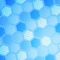 Blue abstract hexagonal texture background Royalty Free Stock Photo