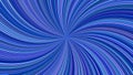 Blue abstract hypnotic swirl stripe background Royalty Free Stock Photo