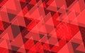 Red triangles abstract illustration background and texture