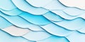 Blue abstract layered wave pattern design background Royalty Free Stock Photo