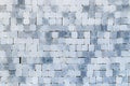 Blue abstract mosaic background, wall, floor tile Royalty Free Stock Photo