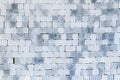 Blue abstract mosaic background, wall, floor tile Royalty Free Stock Photo