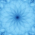 Blue abstract ornament Royalty Free Stock Photo