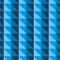 Blue abstract pattern with triangles