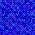 Blue abstract diagonal square pattern background design - vector graphic Royalty Free Stock Photo
