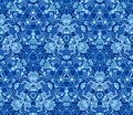 Blue abstract seamless pattern, background. Composed of colored Royalty Free Stock Photo