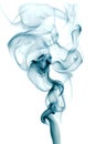 Blue Abstract smoke trails