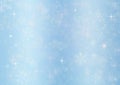 Blue abstract snow falling winter christmas holiday background Royalty Free Stock Photo