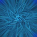 Blue abstract spiral