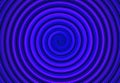 Blue abstract spiral circle horizontal curve pattern