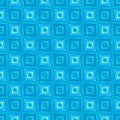 Blue Abstract Squares Seamless Pattern Illustration Royalty Free Stock Photo