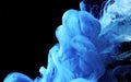Blue abstract stylish modern background. A powerful explosion of colors