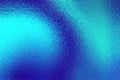 Blue abstract texture. Neon color background. Modern gradient backdrop. Metal effect foil. Blue texture for design banner, wallpap