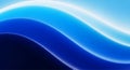 Blue Abstract Wave Background with Smooth Gradient Layers Royalty Free Stock Photo