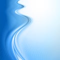 Blue abstract wave Royalty Free Stock Photo