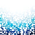 Blue abstraction,composed of blue triangle,different shades Royalty Free Stock Photo