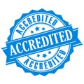 Accredited vector icon Royalty Free Stock Photo